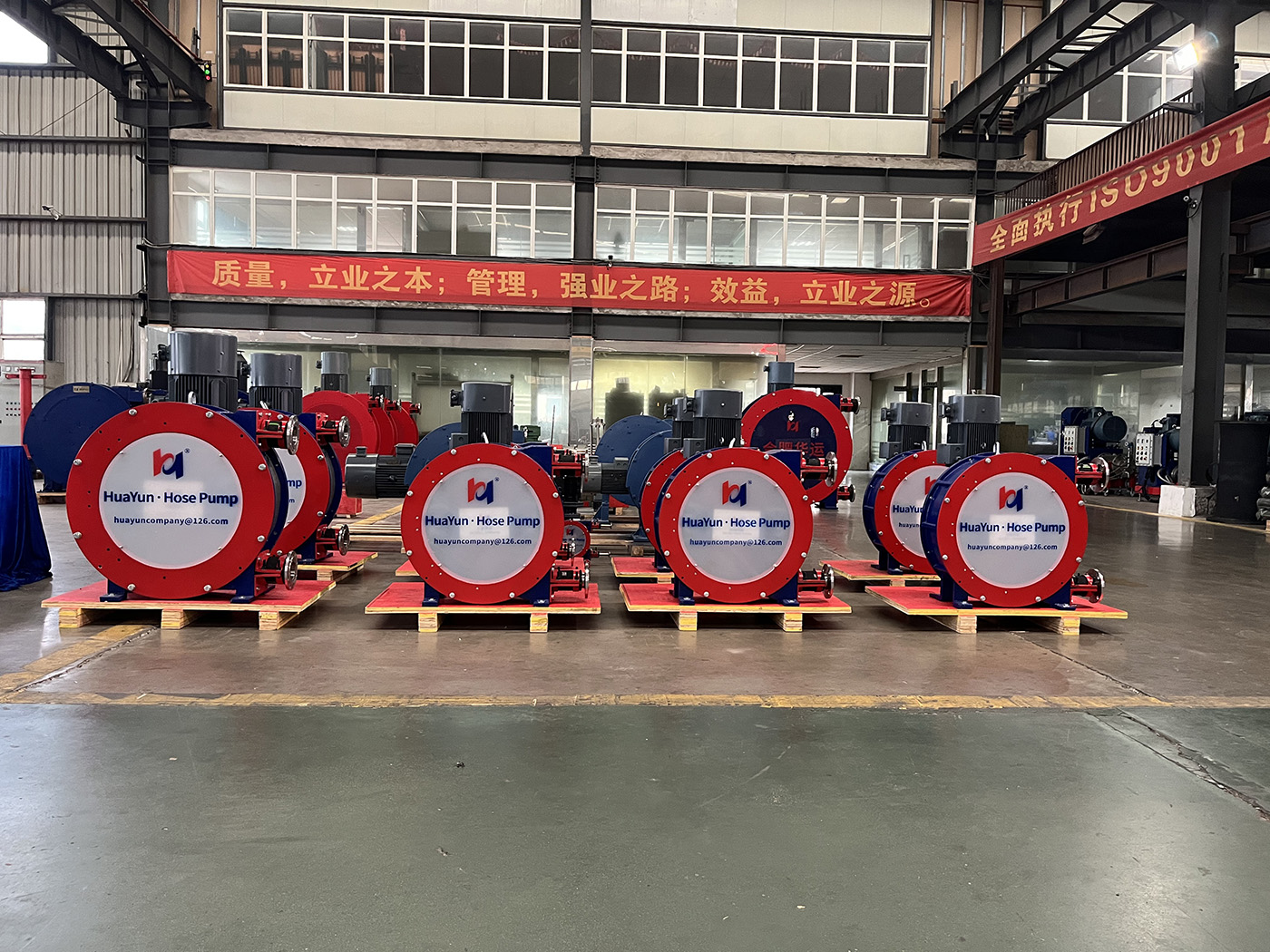 合肥華運(yùn)機(jī)械軟管泵發(fā)往巴西，助力當(dāng)?shù)匚鬯幚硖豳|(zhì)增效